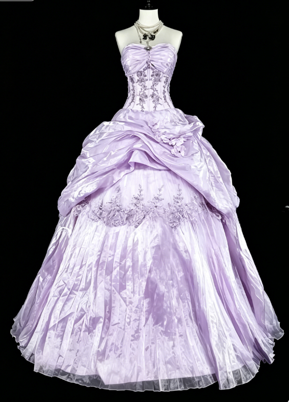 Wunderschönes burgunderrotes Ballkleid mit Tüllapplikationen, A-Linien-Schnitt, langes trägerloses Abendkleid, Geburtstagskleid ED07221