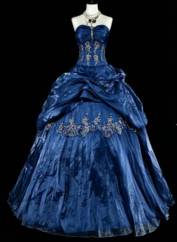 Wunderschönes burgunderrotes Ballkleid mit Tüllapplikationen, A-Linien-Schnitt, langes trägerloses Abendkleid, Geburtstagskleid ED07221