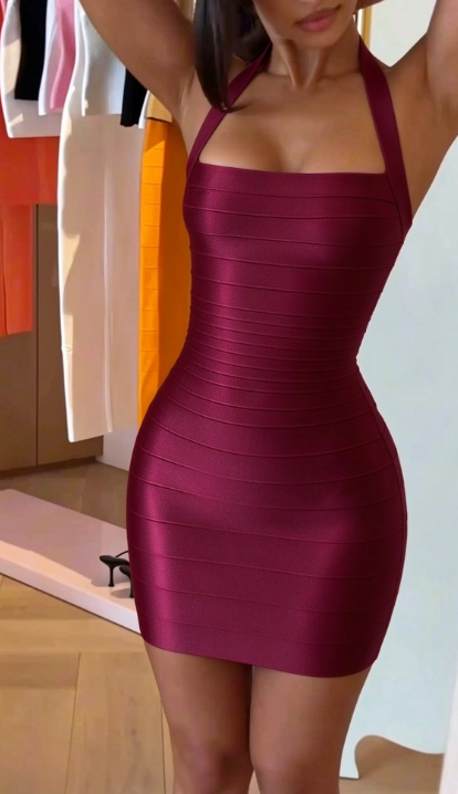 Fashion Pink Short Birthday Dress Sheath Satin Homecoming Dress ED09994
