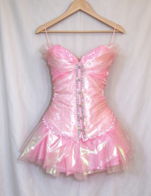 Hübsches kurzes Tüllkleid in Pink für Homecoming und Geburtstag, Etuikleid ED10492