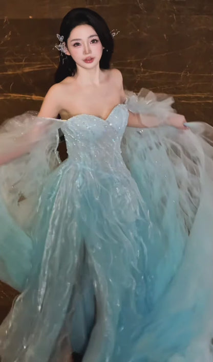 Cute Spaghetti Strap Ball Gown Tulle Lace Pink Birthday Dresses Pink Lolita Dresses ED05082