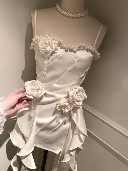 Wunderschönes dunkelolivgrünes herzförmiger Ausschnitt A-Linie Satin Tüll Kurzes Ballkleid Homecoming-Kleid ED02575
